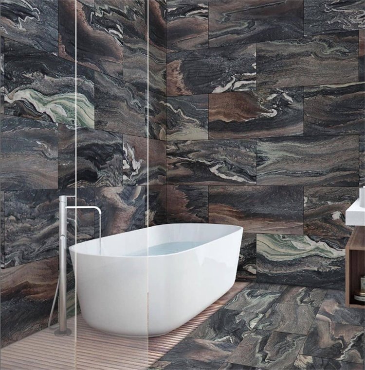 Cipollino Ondulato Rosso Marble Wall Tiles