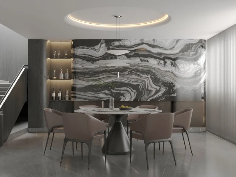 Panda White Marble Sonal White Marble Slab Wall Decor Panda White Marble Sonal White Marble Slab Wall Decor