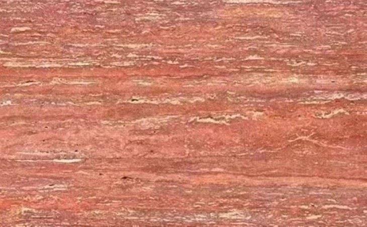 Red Travertine Marble Slab