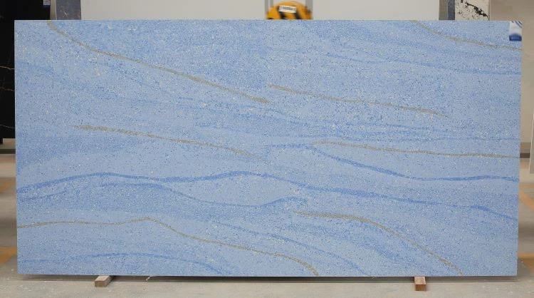 Sky Blue Quartz Slabs