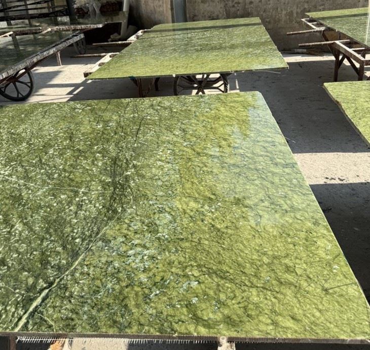 Verde Ming Green Marble interior design